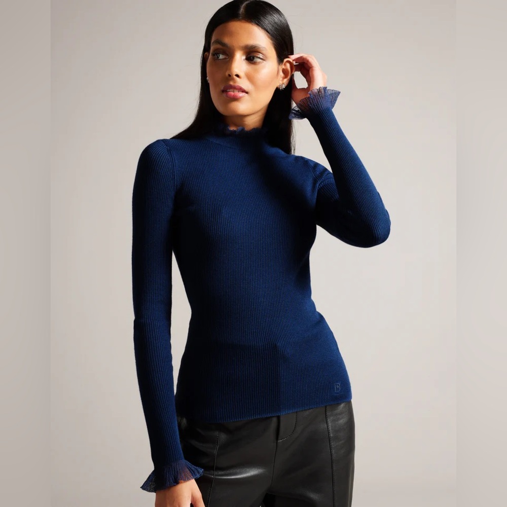 Ted Baker Dvana Frill Neck Sweater